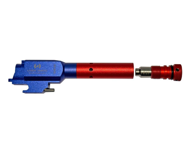 Recoil Enabled AirSoft Laser (R.E.A.L) Umbausatz für SIG M18 (Lauf UND Laserpatrone) 