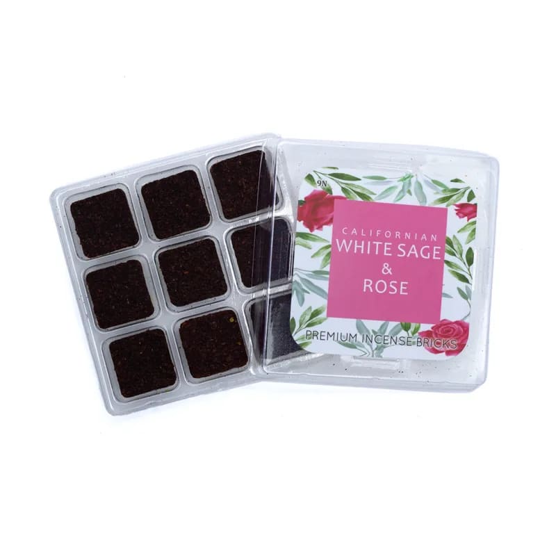 Aromafume Incense Bricks White Sage & Rose-- 40G - 2