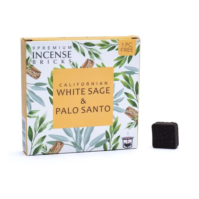 Aromafume Incense Bricks White Sage & Palo Santo-- 40G