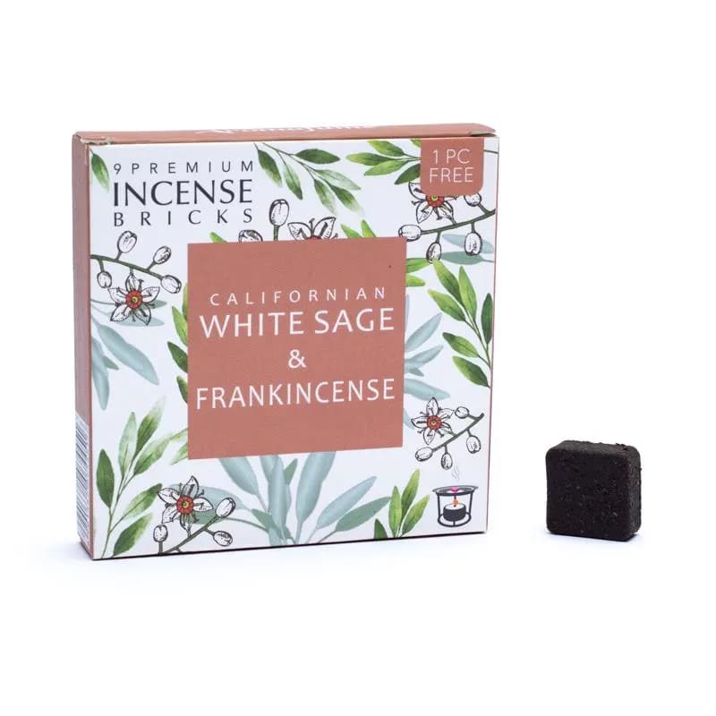 Aromafume Incense Bricks White Sage & Frankincense-- 40G