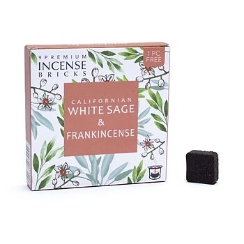 Aromafume Incense Bricks White Sage & Frankincense-- 40G