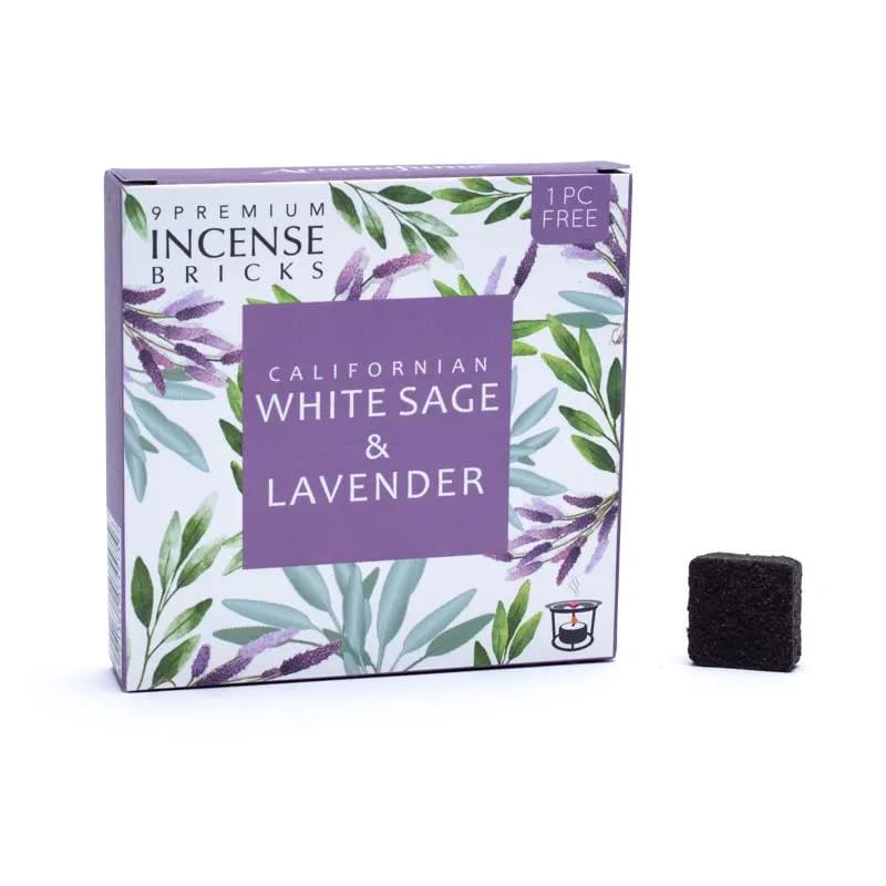 Aromafume Incense Bricks White Sage & Lavender-- 40G