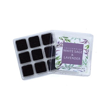 Aromafume Incense Bricks White Sage & Lavender-- 40G