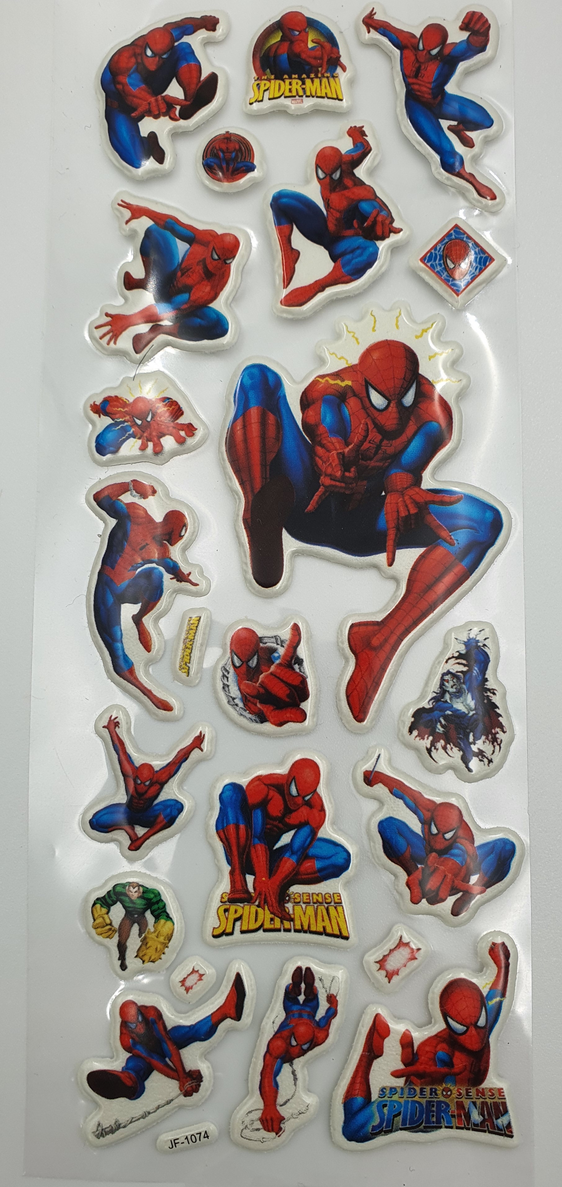 Puffy stickers SpiderMan / Spindelmannen Billiga leksaker online