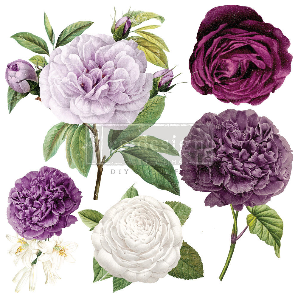 Transfer Majestic Blooms 