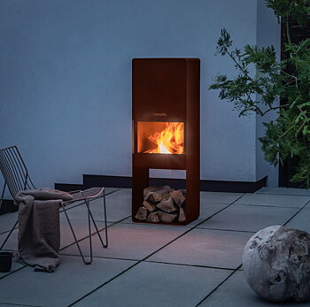 Eva Solo eldstad - firebox-corten stål 