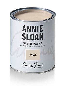 Annie Sloan Satin Paint Canvas är en vacker neutral kulör som lyfter fram alla andra färger