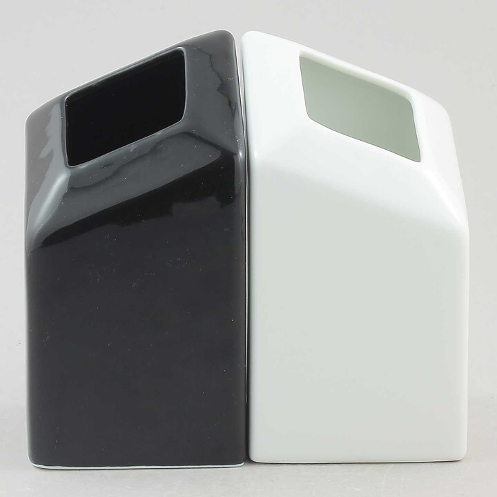 リサラーソン  Quartetteシリーズ 2個セット  アーキテクトベース  Vase  13cm 1980年代