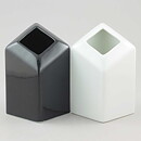 Lisa Larson (Quartette 1980s) Two Architectonic Vases 13 cm