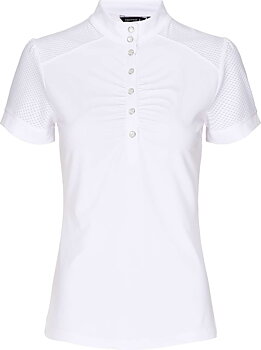 Equipage Hazel Competition Shirt - White