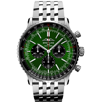 Breitling AB0137241L1A1 Breitling Navitimer B01 Chronograph 46 Grön profil
