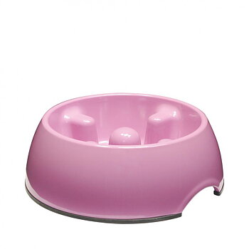 DogIt Go Slow Matskål Rosa XS - 140 ml