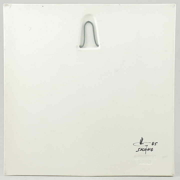 バリヤ・スクーギ  一点もの 抽象的な陶板 Wall Plaque　23cm  1985年