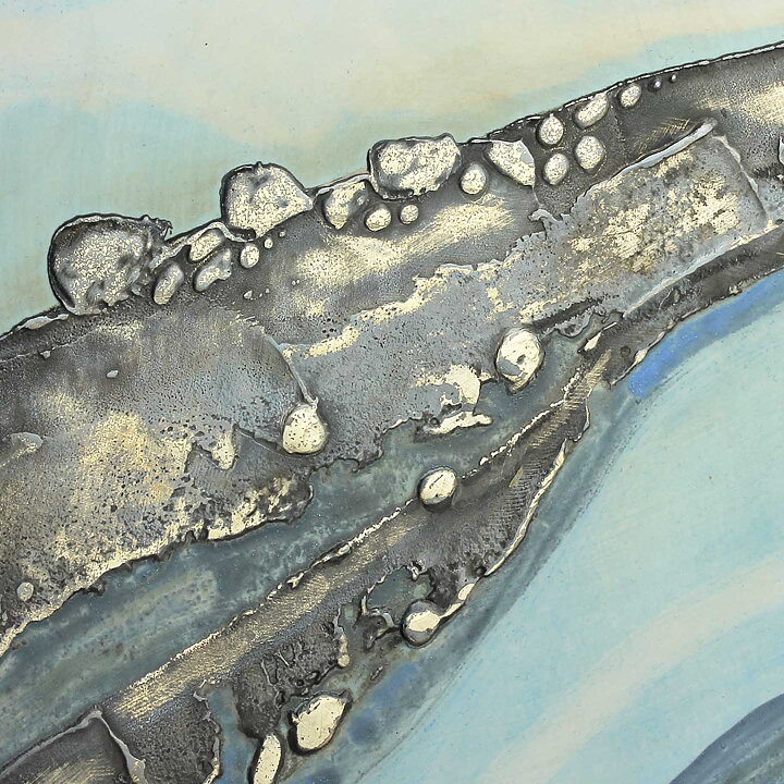Börje Skohg (1985) Unique Abstract Wall Plaque 23 cm