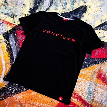 CONCAVER T-Shirt - Svart