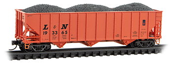 Hopper car 100 ton 3-bay covered L&N #193365