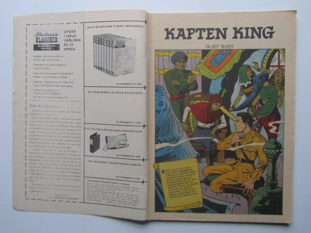 Illustrerade Klassiker 094 Kapten King 1:a uppl Good - 3