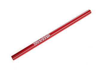 Traxxas 6765R Driveshaft, center, 6061-T6 aluminum (red-anodized) (189mm)