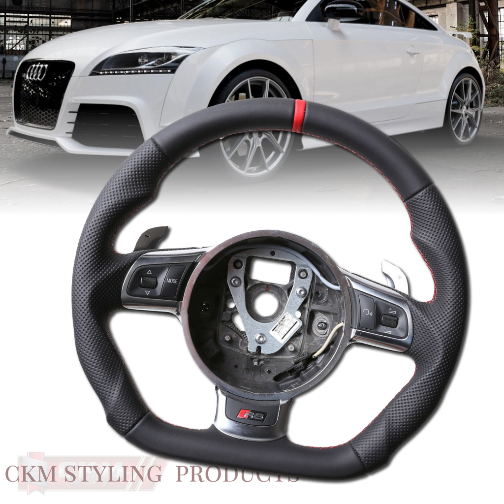CKM Cars Design Sport Steering wheel in custom leather/Alcantara