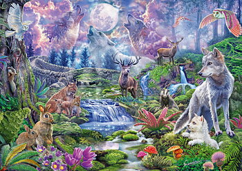 Moonlit Wildlife 1000 Bitar Schmidt