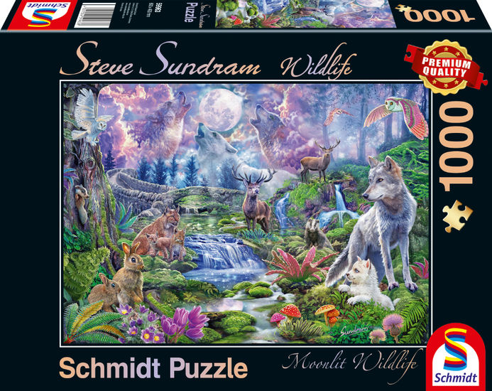 Moonlit Wildlife 1000 Bitar Schmidt - 2