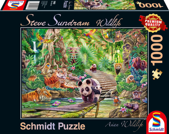 Asian Wildlife 1000 Bitar Schmidt - 2