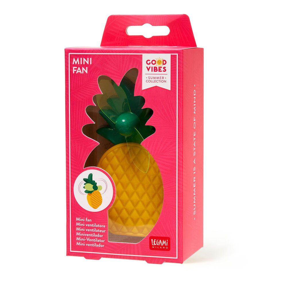 Minifläkt - LEGAMI Portable Mini Fan Pineapple - 3