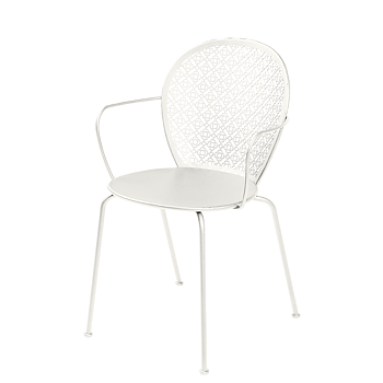 Lorette Armchair (Clay Grey) - In stock - FERMOB