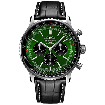 Breitling AB0137241L1P1 Breitling Navitimer B01 Chronograph 46 Grön