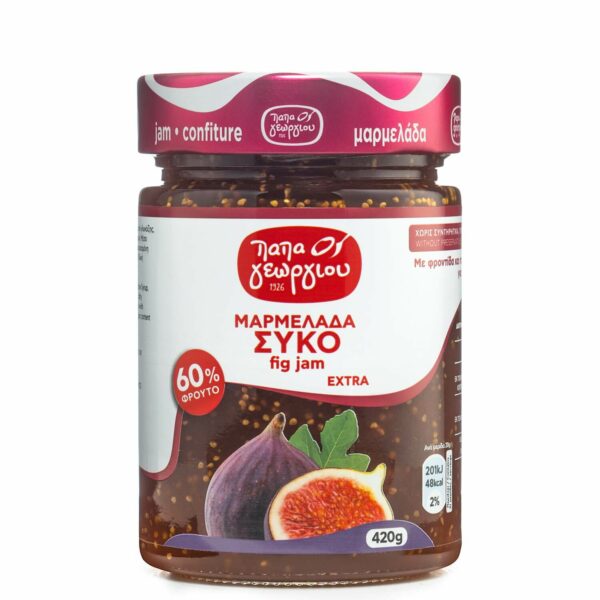 marmelad / sylt, fikon,  papageorgiou 420g