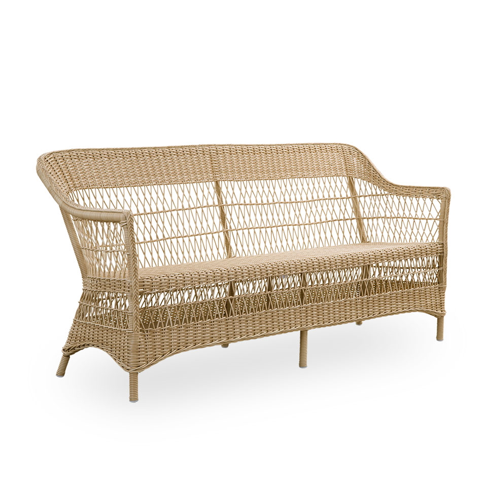 Rottingsoffa Charlot 3-sits EXTERIOR natur Sika-design - 5