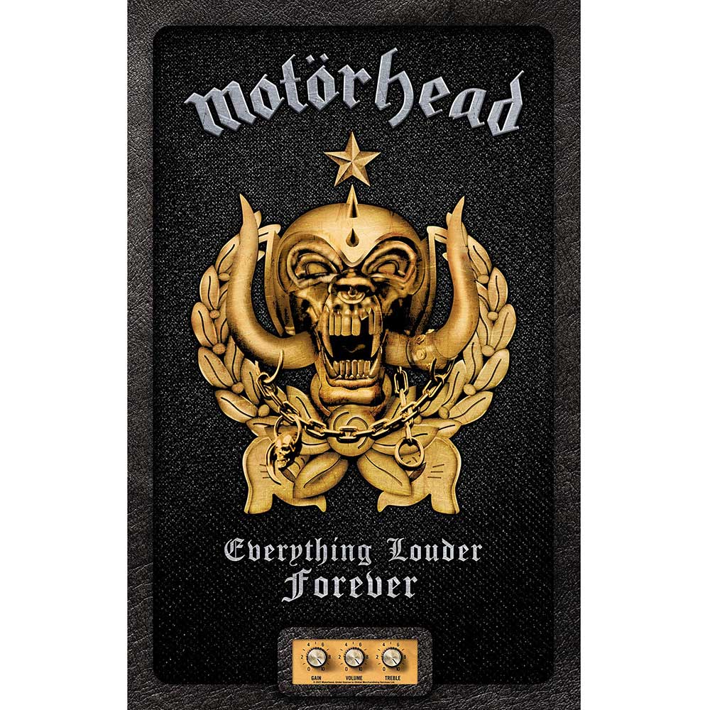 Motorheadin tekstiilijuliste: Everything Louder Forever 