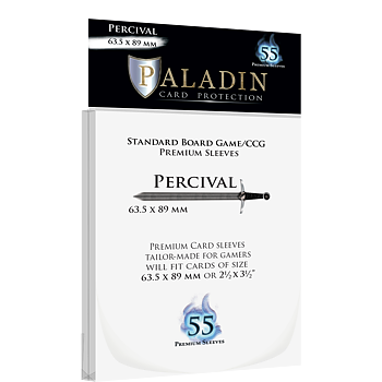 Paladin Sleeves - Percival Premium Standard Board Game/CCG 63.5x89mm