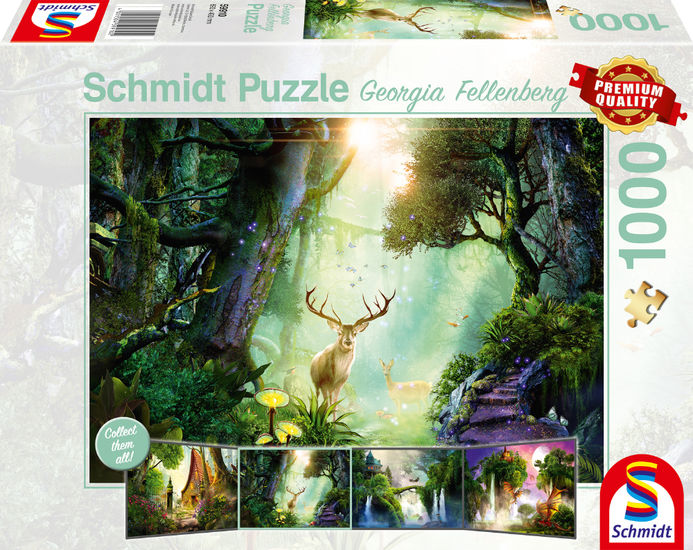 Deer in the forest 1000 Bitar Schmidt - 2