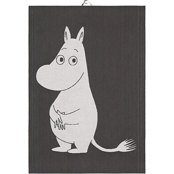 Mumin-Troll-Küchentuch - M schwarz