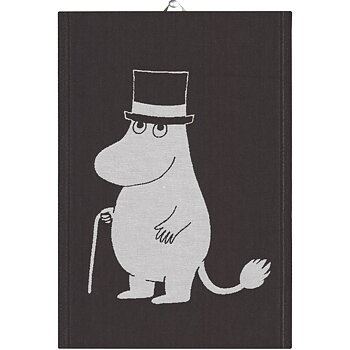 Mumin-Küchentuch aus Pappe - M schwarz