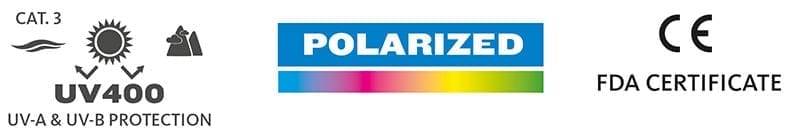 Polarized sunglasses Focus gold frame brown lens - 2