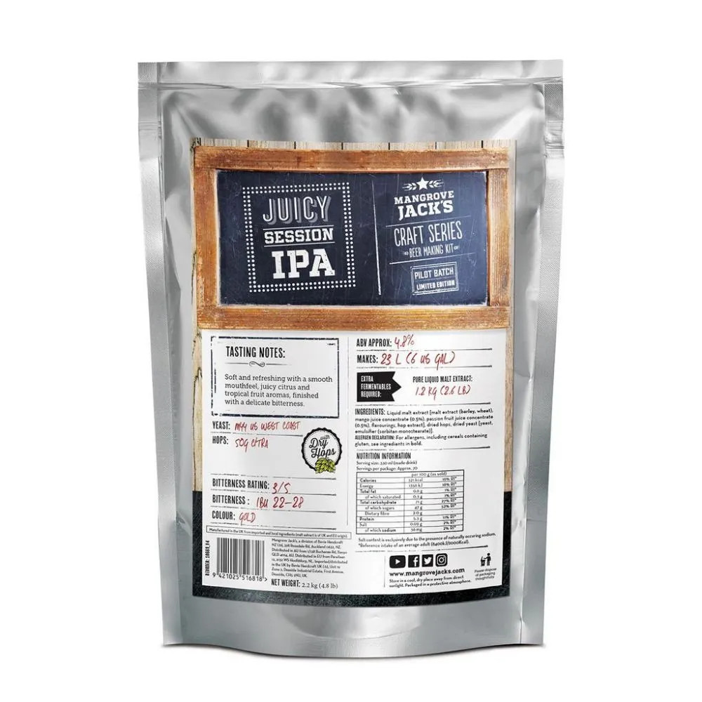 Mangrove Jack Juicy Session IPA Bierset