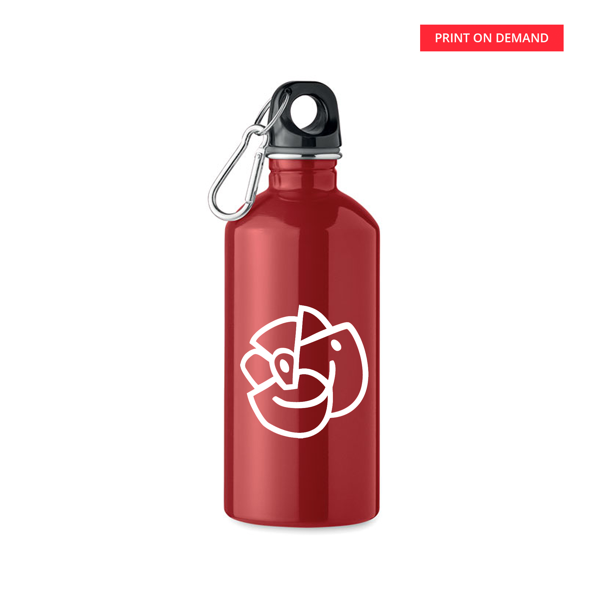Vattenflaska med karbinhake - 500 ml
