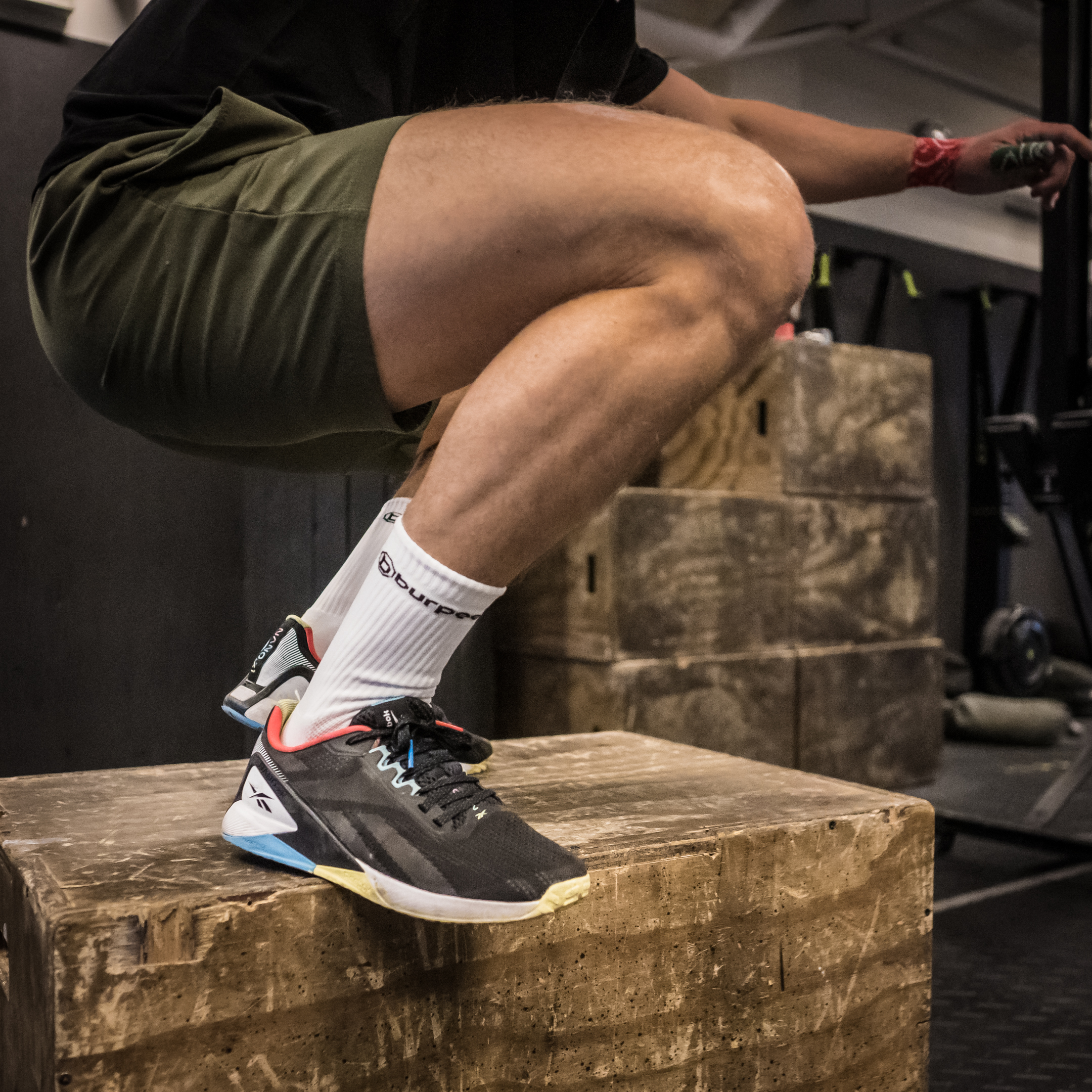 Burpee Crew Socks White - Made for training - 4