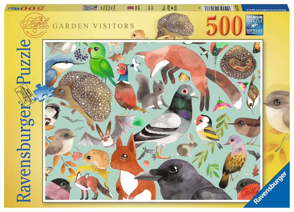 Garden Visitors 500 Bitar Ravensburger - 2