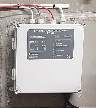 PPSLF Sprinklerlarmfördröjning