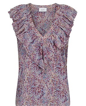 Neo Noir Albany Flower Crush Top, Lavender