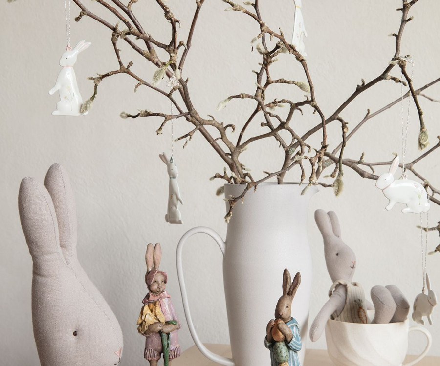 Påskdekoration Easter bunny ornaments 5 st - Maileg - 3