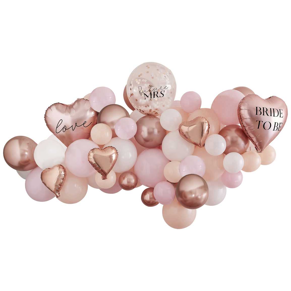 Ballongbåge | Möhippa | Rosa, persika och Rosé -2