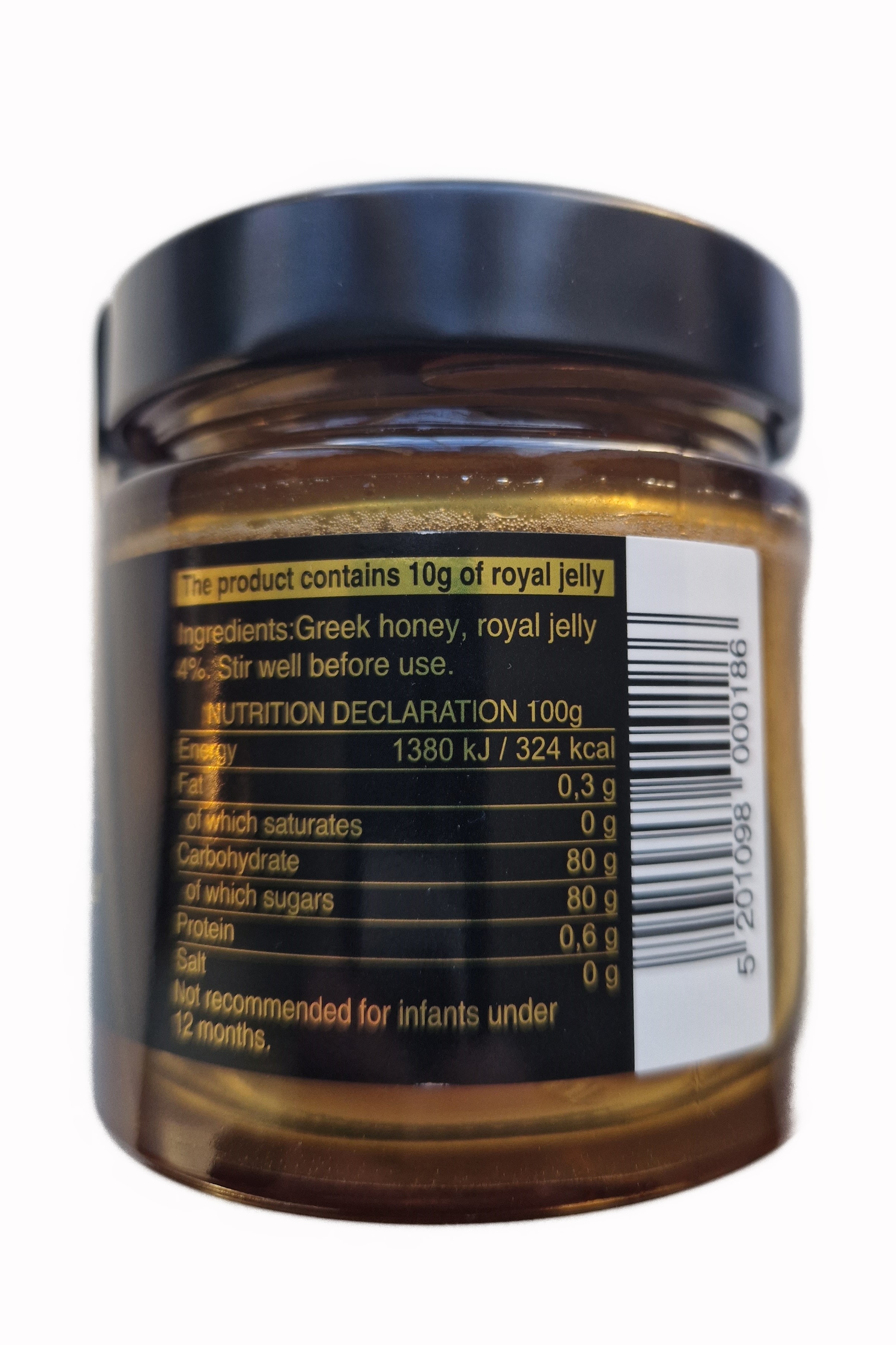 Attiki, Honung med 4% Bidrottninggelé, 250g - 2