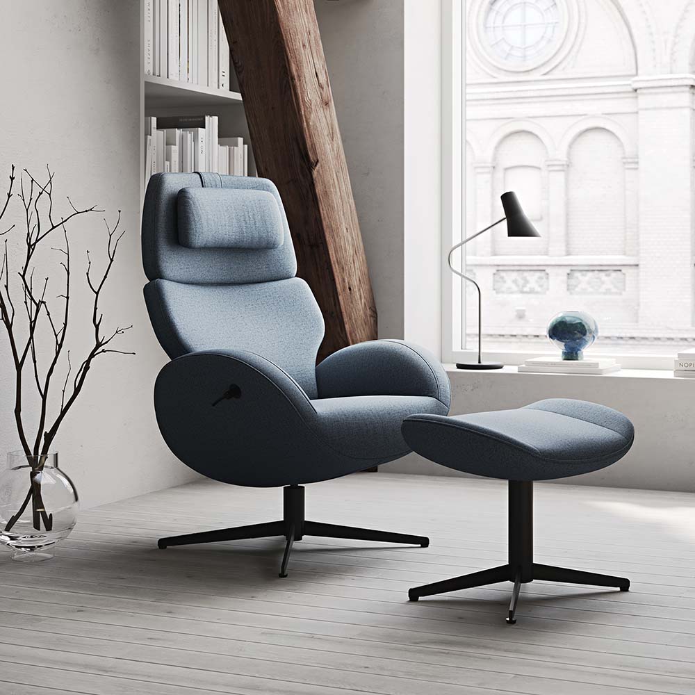 Paz Recliner Fåtölj (tyg/läder flera val) - Brunstad - 6