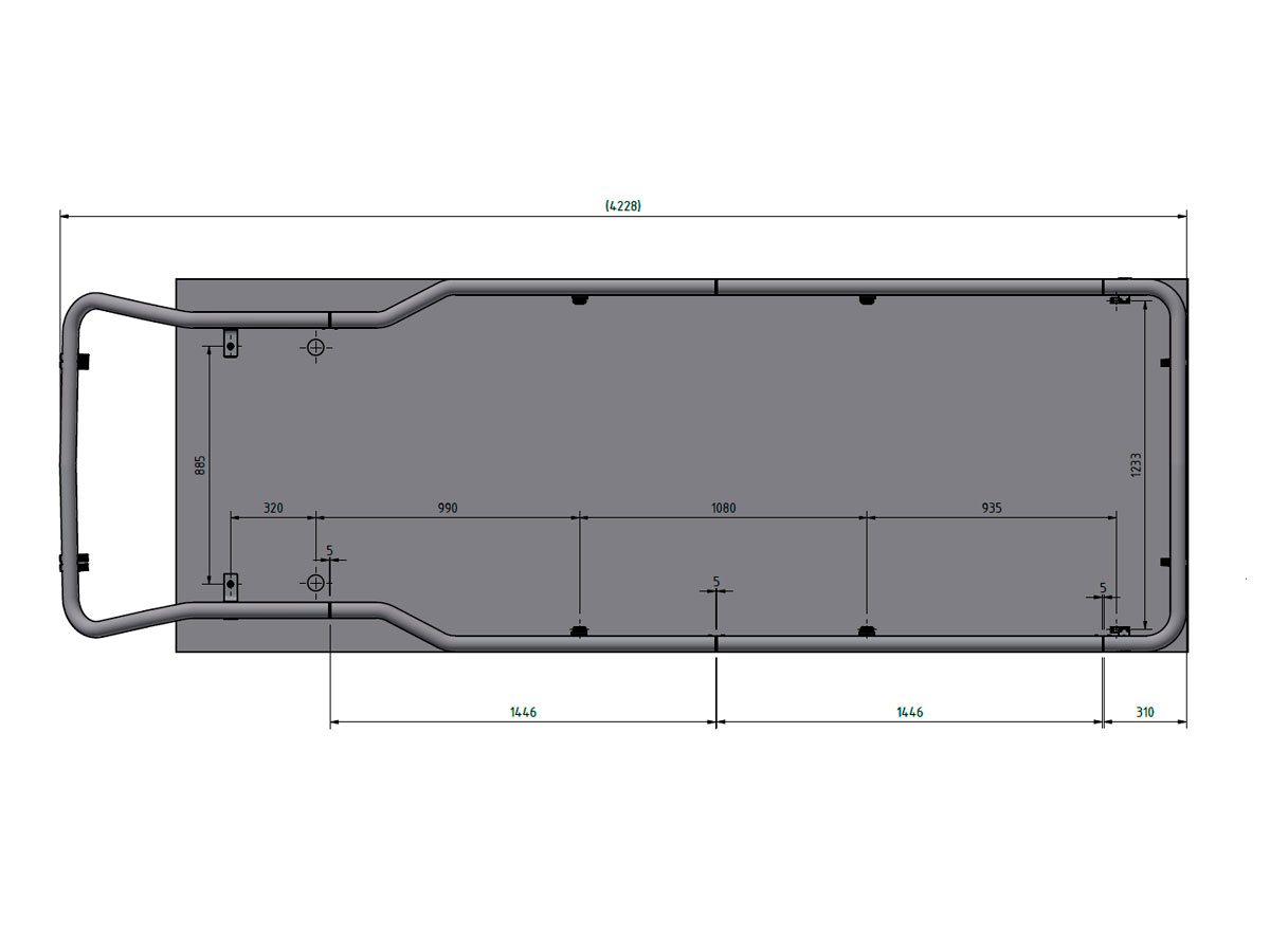 T-RACK MAXI takbåge Iveco Daily L2H2 12m3 14- - 2