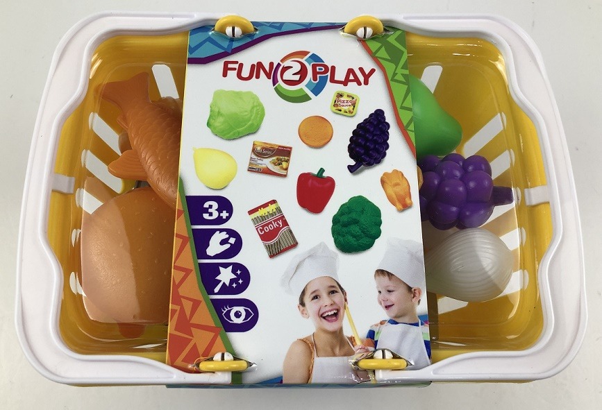 Fun2Play Shoppingkorg med Varor - 2
