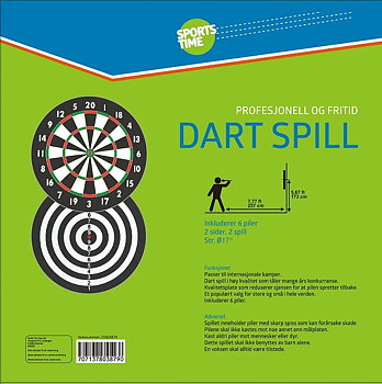 Darttavla med 6 Pilar